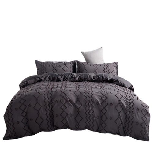 Duvet Cover with Pillow Case Bedding Set Luxury White King