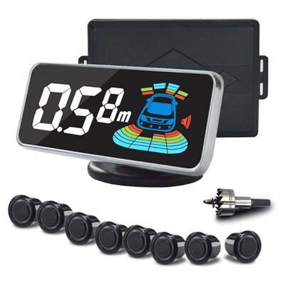 Parking Sensor Parktronic 8 Sensors Car Automobile Reversing