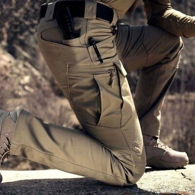 Tactical Pants Men Outdoor Work Wear Cargo Pant Military Wat