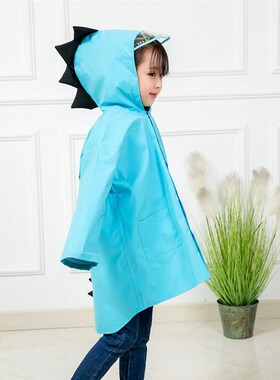 Cute Dinosaur Kids Raincoat Waterproof Children Rain Jacket