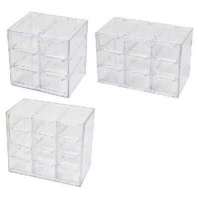 Versatile Drawer Underwear Organizers Sturdy Plastic for