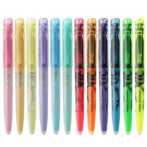 Erasable Highlighters Pastel Drawing Pen Fluorescent Highlig
