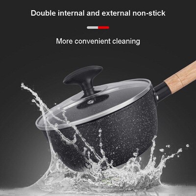 Cooking Pots and Pans Set Porridge Soup Ramen Milk Pot Non S