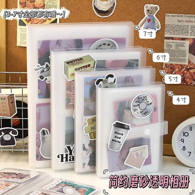 3-inch Polaroid photo album, train movie ticket book, star