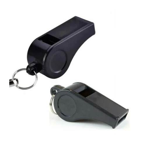 High Quality Black Whistle Referee Game Halter Whistle Outdo