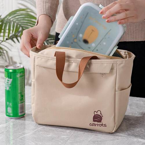 Carrying thickened insulated lunch box bag 加厚保温便当盒餐