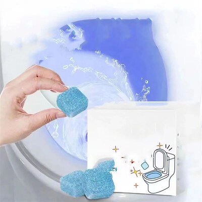 12Pcs Concentrated Toilet Cleaning Tablets Effervescent Clea