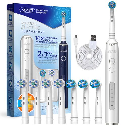 Seago Rotating Electric Rechargeable Toothbrush Teeth Cleani