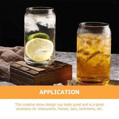 1 Pcs Available Mason Jars Coffee Mug with Straws Lids Iced