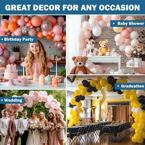 Balloon Arch Strip Kit Tape Strips Glue Point Dot Stickers
