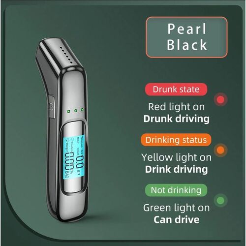 Portable Breathalyzer Professional Breath Alcohol Tester LCD