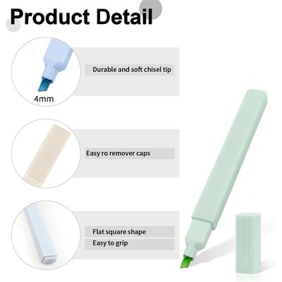 12 Pcs Aesthetic Bible Highlighters and Pens No Bleed with C