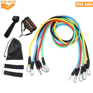 11pcs Resistance Band Gym Equipment Rubber exercise Band