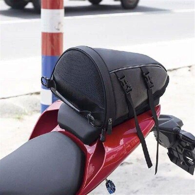 Weatherproof Motorbike Tail Bag Pack for Helmets Gear