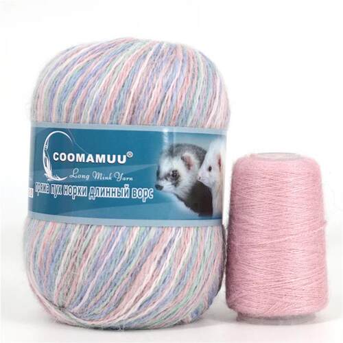 70g/Pcs High Quality Soft Mink Velvet Wool Yarn for Hand Kni