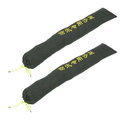 2 Pcs Flood Control Sandbags Filled Defence Barriers Heavy