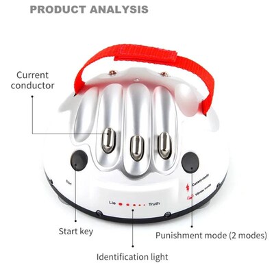 1pc desktop trick electric Lie detector party game juegos de