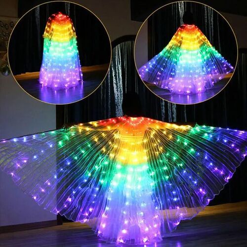 Creative Luminous Toy LED Dance Wings Party Bar Circus Belly