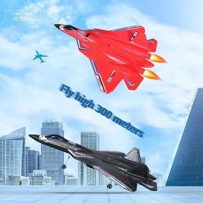 RC Plane SU57 2.4G With LED Lights Aircraft Remote Control F