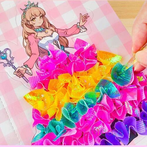 Girls DIY Craft Toys Simulation Dress Up Set Princess Handma