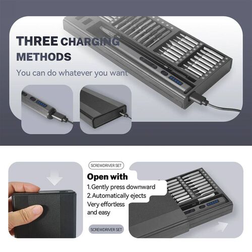 Mini Electric Screwdriver Set 68 in 1 Precision Cordless Pow