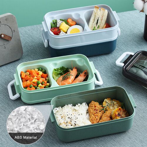Hot ABS Lunch Box Bento Box For School Kids Office Worker