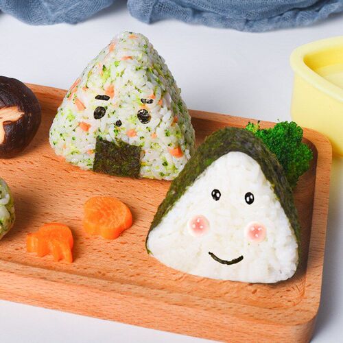 DIY Sushi Mold Onigiri Rice Ball Food Bento Triangular Mould