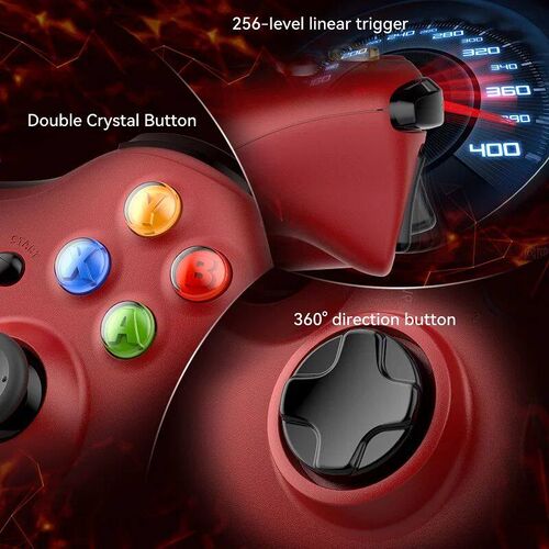 Gamepad For Xbox 360/Slim/Window 7/8/10 2.4G Wireless Contro