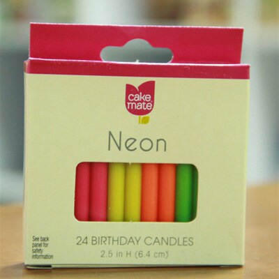 Cake Mate Confetti Birthday Candles蛋糕伴侣牌 圆点 生日蜡烛