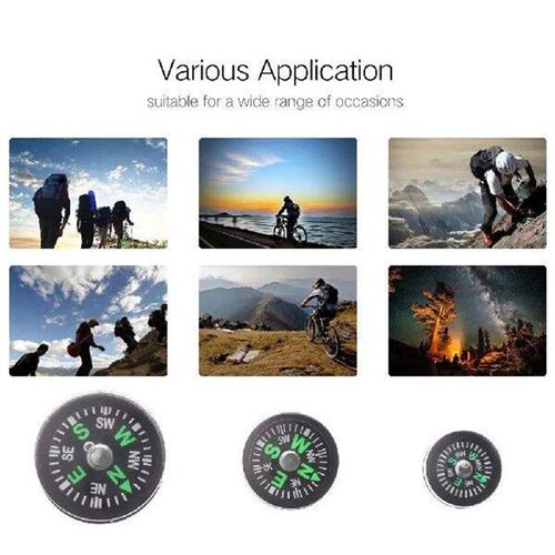 10pcs Portable Mini Camping Hiking Navigation Portable