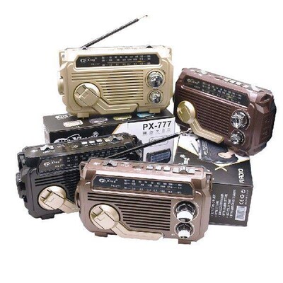 Hand Crank Emergency Radio Portable Weather Radio with BT