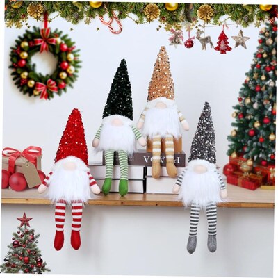 30cm Christmas Doll Elf Gnome with Led Light Christmas Decor