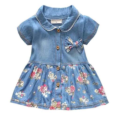 New Summer Baby Girls Clothes Children Cute Fashion Short Sl