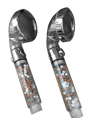 Negative Ion Filter Rain Shower Head Set Water Saving Shower