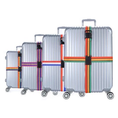 2022 Trunk binding belt Travel suitcase Luggage strap cross