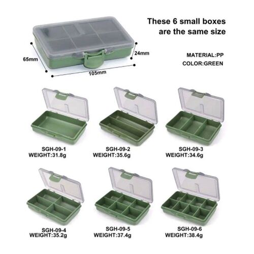 Bait Fishing Box Pp Tackle 1-8 105*65*24mm Box Boxes Carp Co