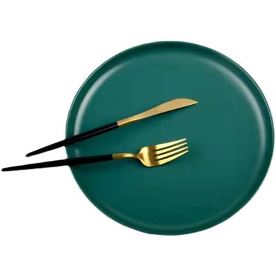 dinner plates ceramic steak plate dishes 西餐盘 western food