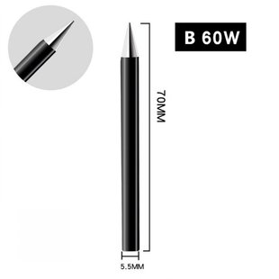 30/40/60W Copper Soldering Iron Tips B C D K Lead-Free Exter
