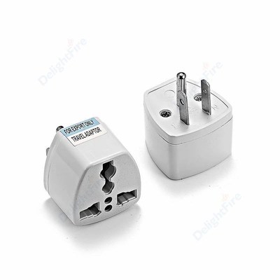 US To EU Plug Adapter Korea KR Euro Europea To America China