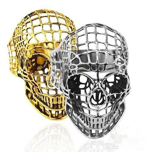 Retro Gothic Skull Ring Suitable for Men\\\\\\s Punk