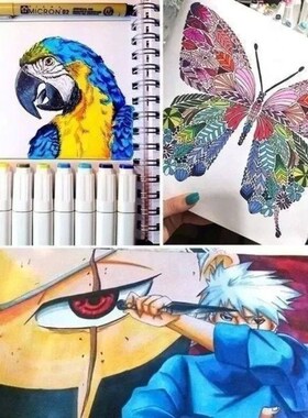 18 - 120 Colors Alcohol Felt Markers Pens Dual Tip Permanent