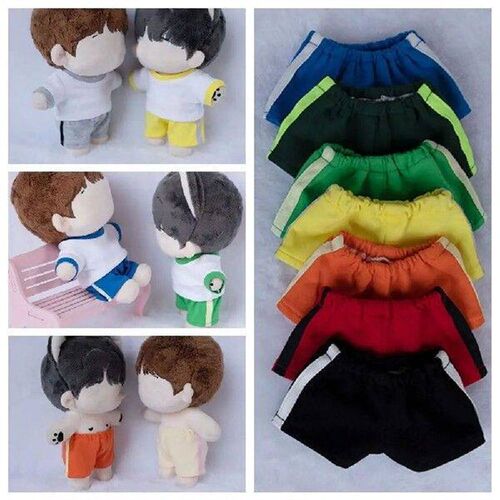Casual Contrasting Color Baby Clothes 20cm DIY Mini Pants