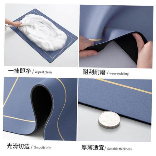 Absorbent felt bedroom entrance door mat bathroom rug carpet