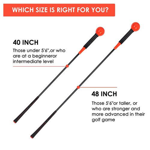 Golf Swing Training Aid Golf Warm-up Rod Practices Golf Stic