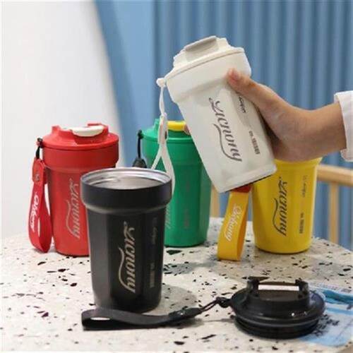 Insulated Water Bottle 480ml Thermo Bottles Hot Coffee Mug