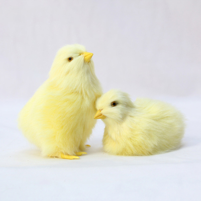 Realistic Chick Decoration Cute Easter Chick Figurine Simula