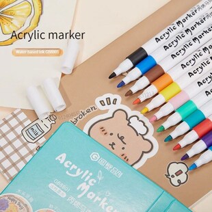 12/60 Colors Acrylic Marker Rock Painting Kit for Kids Child