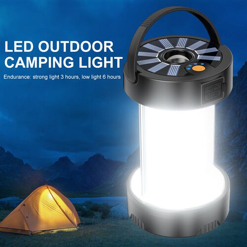 camping equipment Lantern Outdoor Solar Emergency Lights Mul