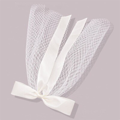 White Korean Wedding Dress Accessories Pearl Short Beautiful