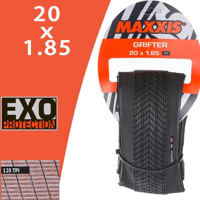 玛吉斯Maxxis grifter bmx 20X2.1 20X2.3 2.4轻量化小轮车外胎